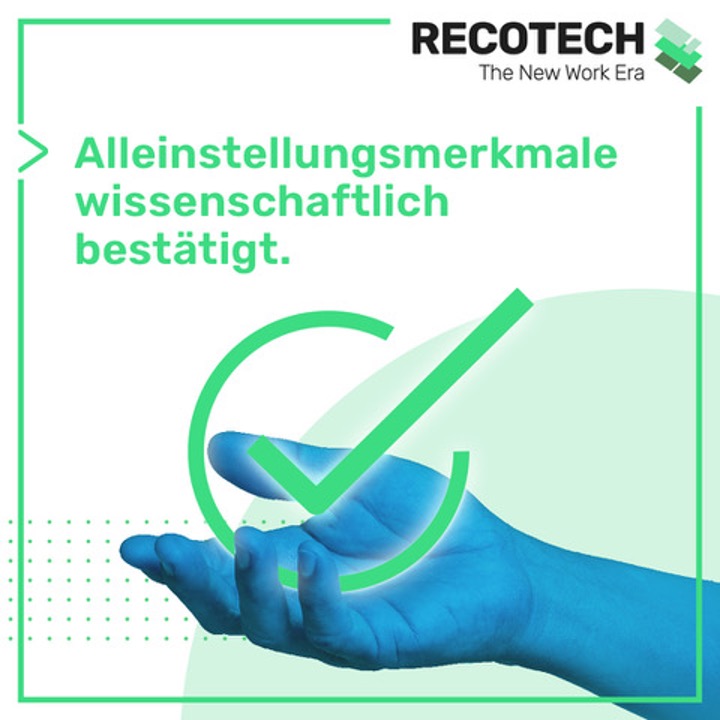 ReCoTech software: Unique selling proposition scientifically confirmed